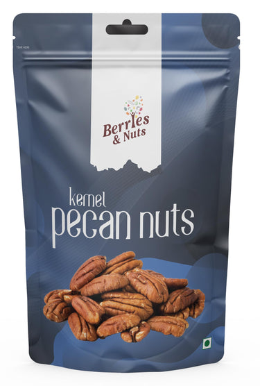 Berries And Nuts Premium American Pecan Nuts 600 Grams | Crunchy Nuts, Rich in Protein & Fibre, Pecans | 3 Pack of 200 Grams